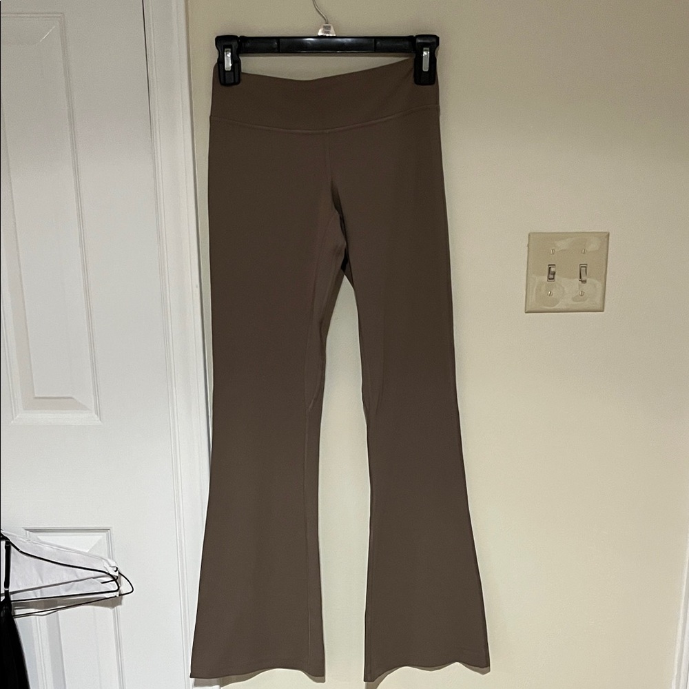 Lululemon Athletica Mocha Brown Flared Nulu Pants